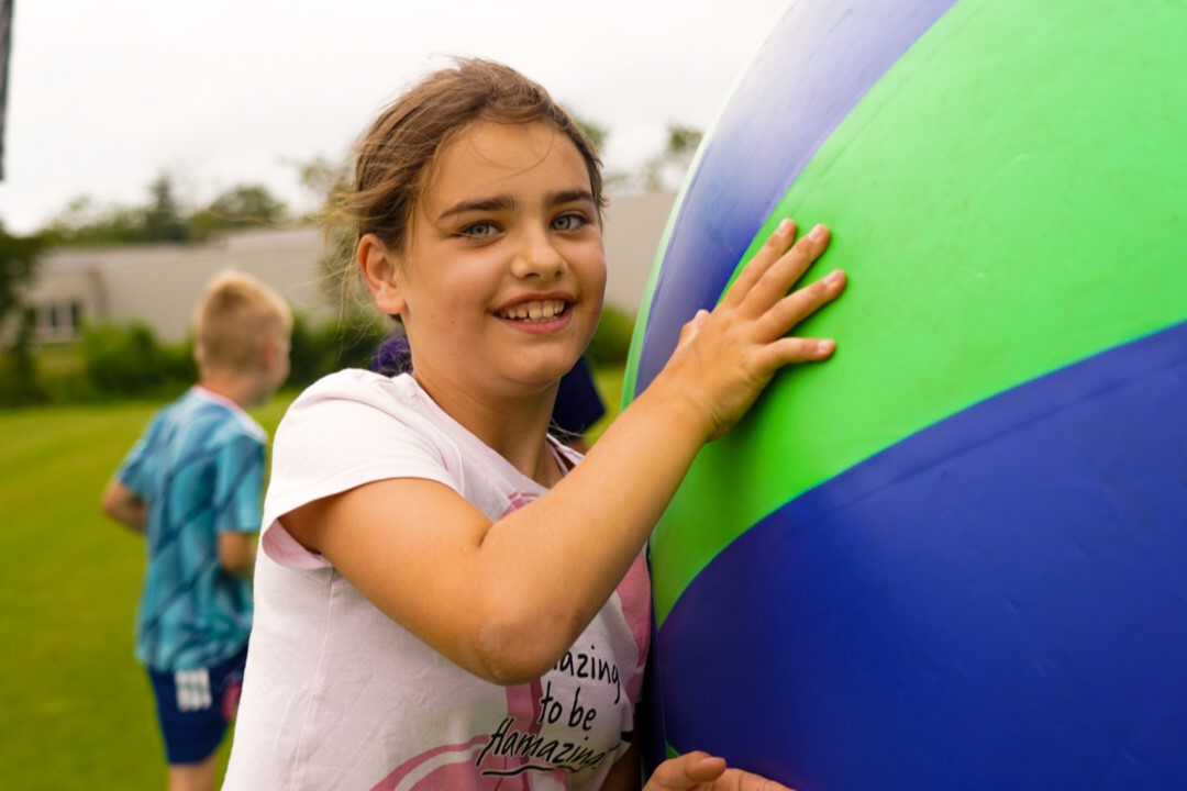 Teamgames op een sportdag lagere school